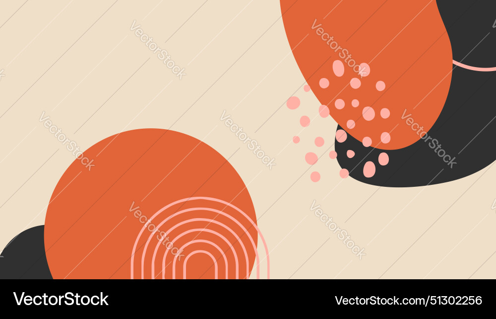 Seamless pattern boho background with shapes Seamless pattern boho background with shapes vector image
