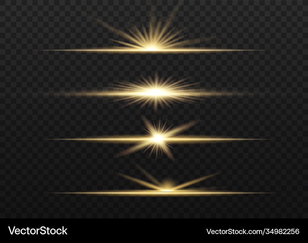 Yellow horizontal line Royalty Free Vector Image