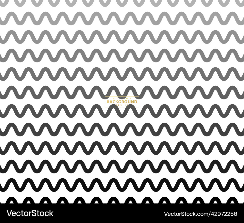 Zig zag lines pattern black wavy line on white Zig zag lines pattern black wavy line on white vector image