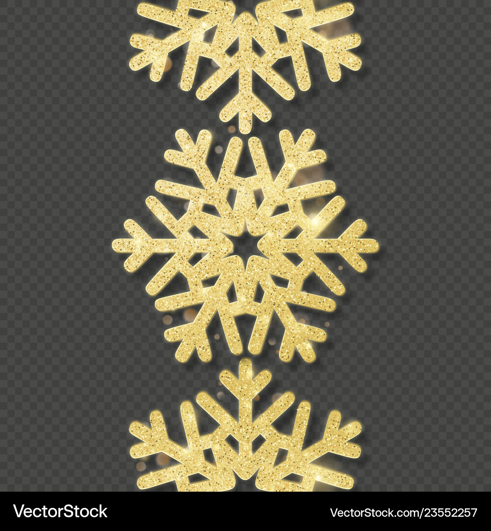 Christmas card template with shining gold Christmas card template with shining gold vector image