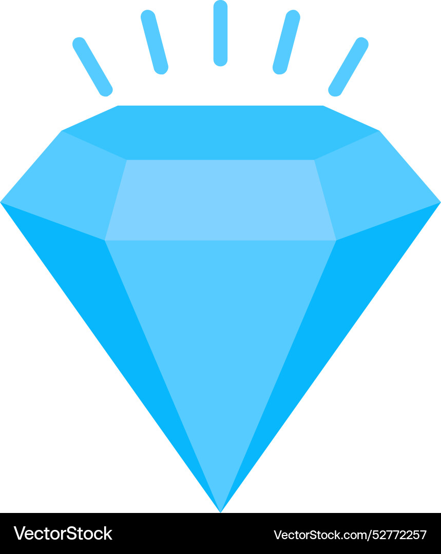 Daimond icon design Vector Image