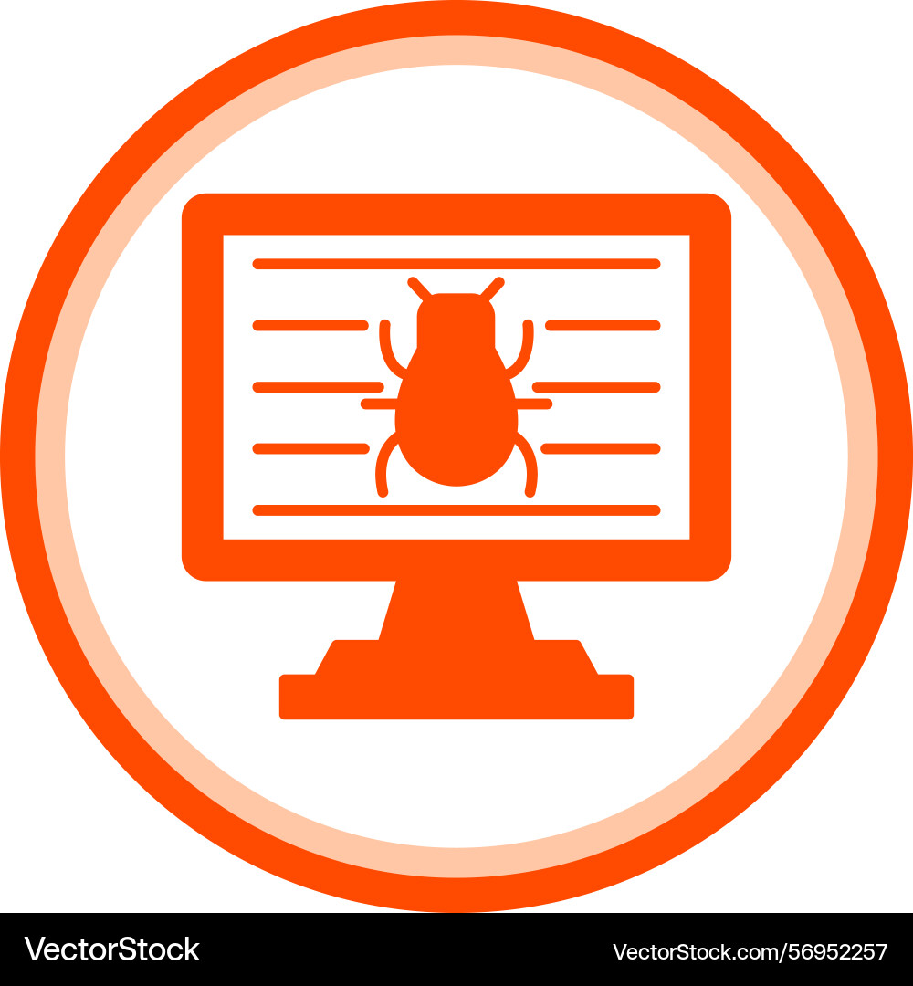 Debugging icon Vector Image