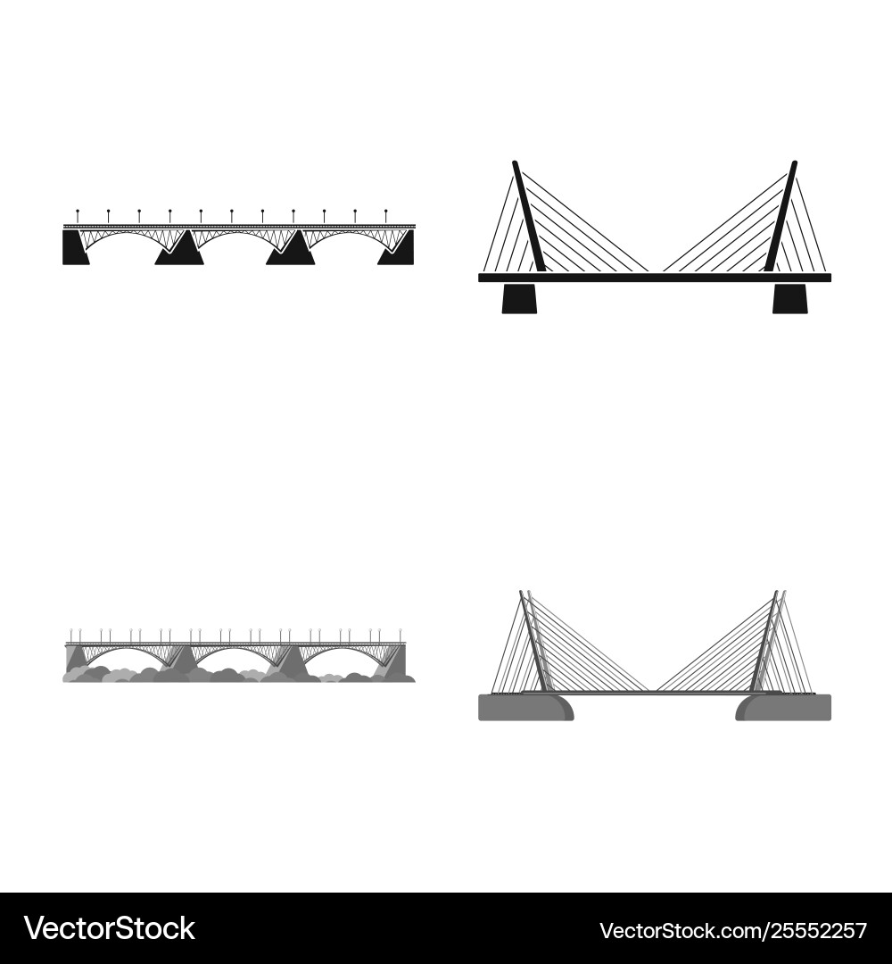 Design connection and logo set Vector Image