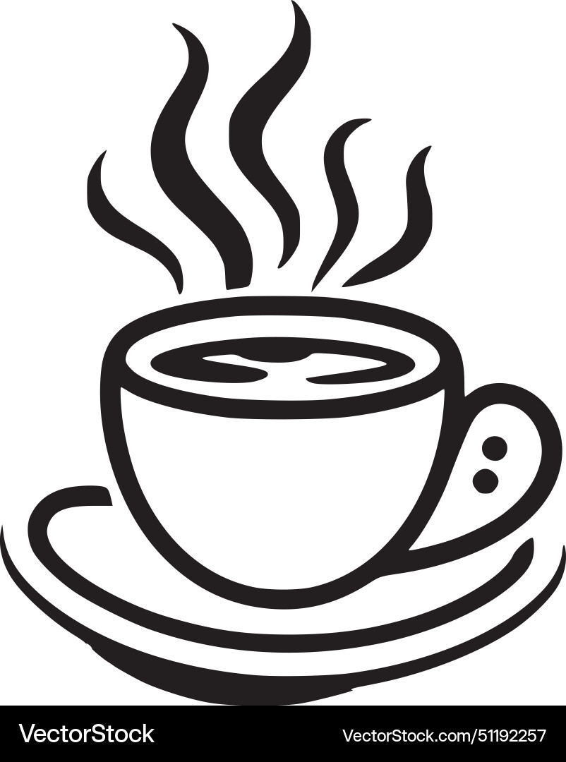 Kaffee - hochwertiges Logo ideal für T-Shirt Kaffee - hochwertiges Logo ideal für T-Shirt vektorbild