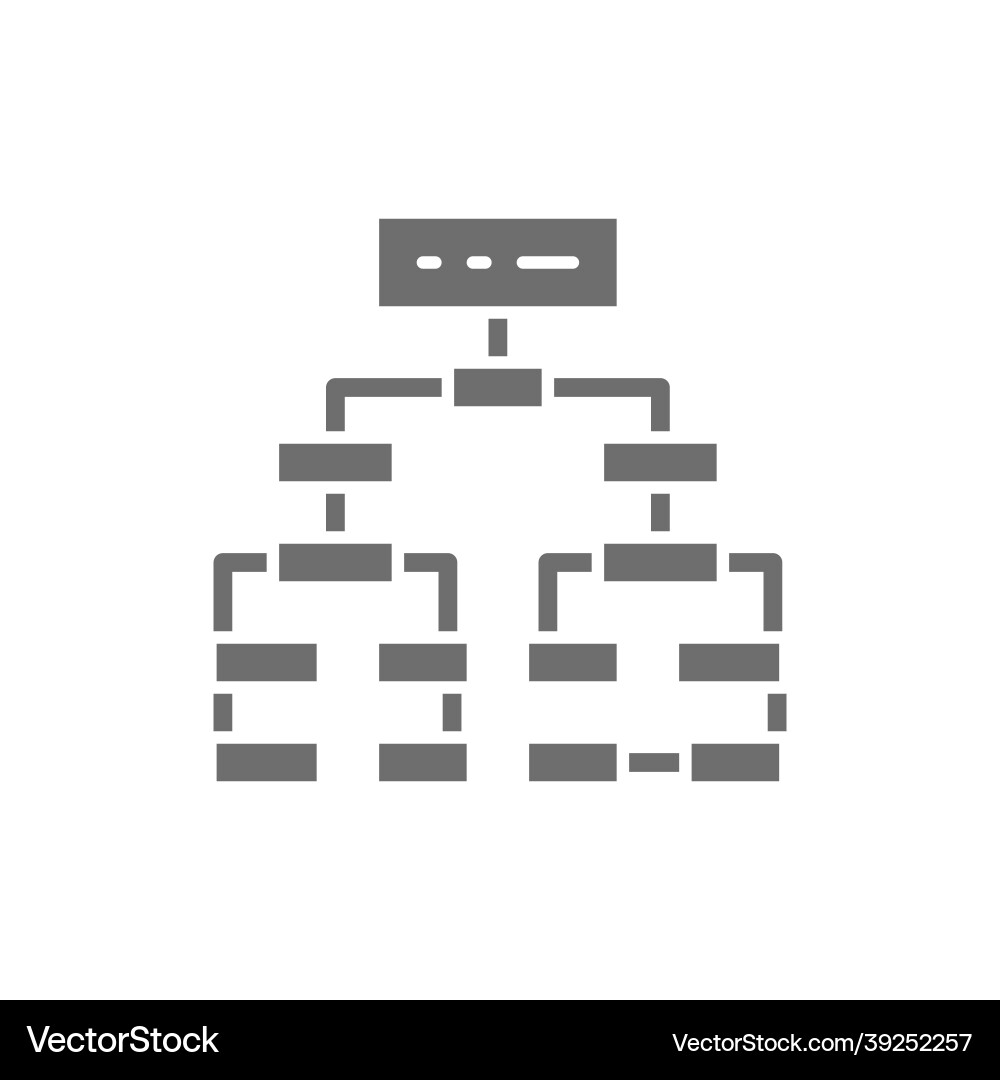 Program algorithm flowchart plan workflow Program algorithm flowchart plan workflow vector image