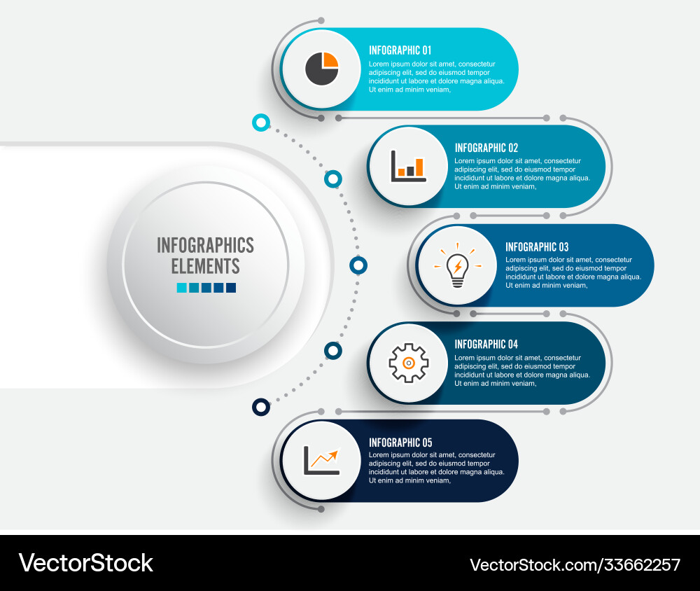 Prozessdiagramm zur Visualisierung von Unternehmensdaten Prozessdiagramm zur Visualisierung von Unternehmensdaten vektorbild