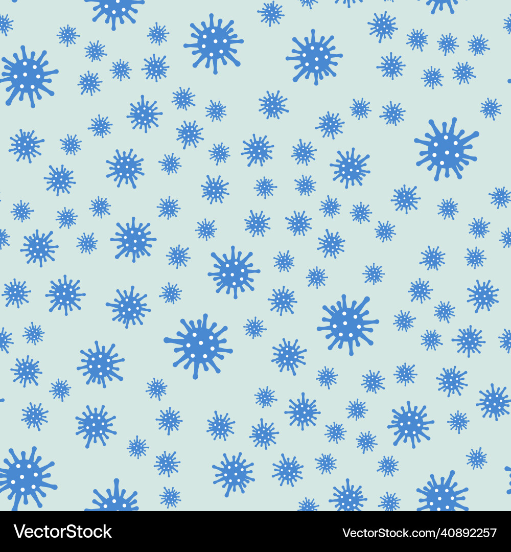 Seamless pattern with viruses Seamless pattern with viruses vector image