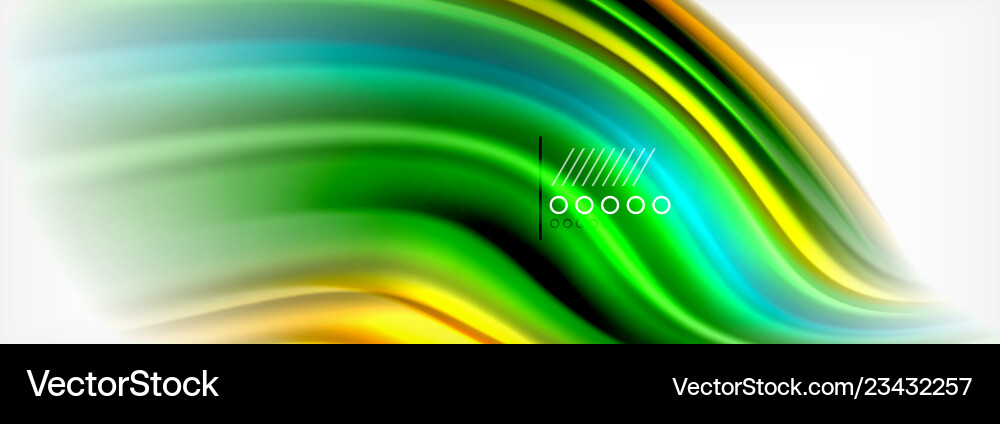Smooth liquid blur wave background color flow Smooth liquid blur wave background color flow vector image