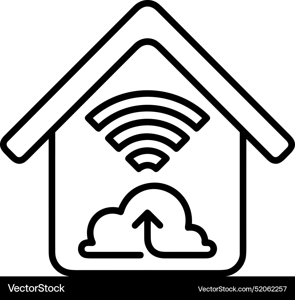 Upload outline icon symbol image Upload outline icon symbol image Vector Image