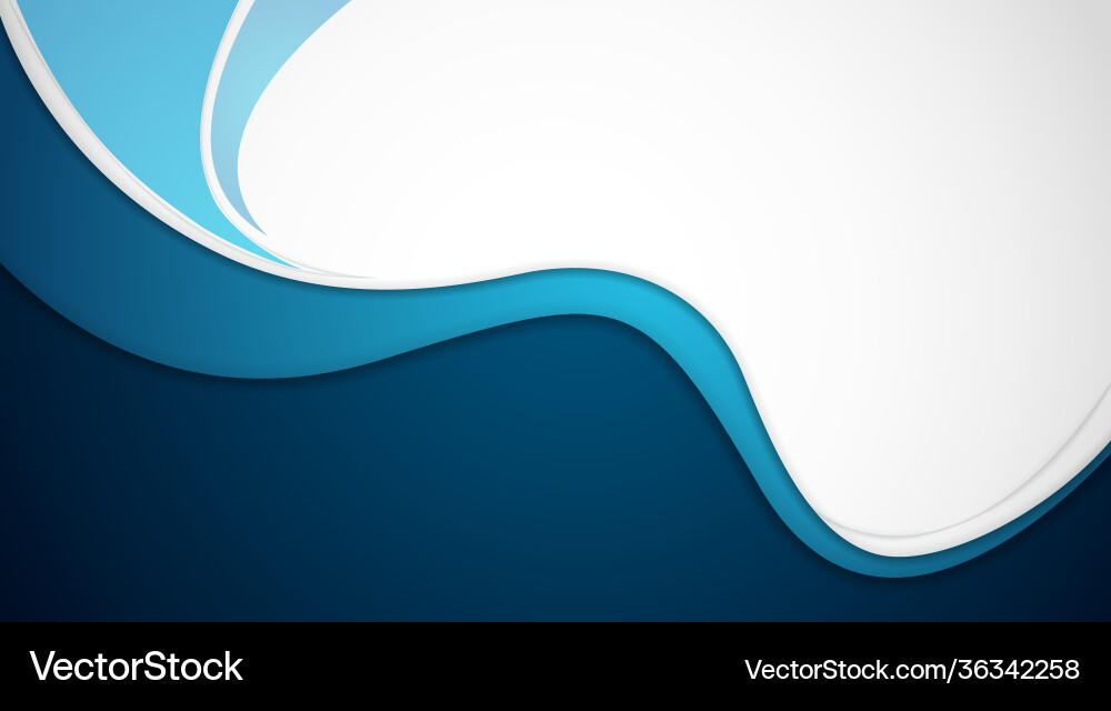 Abstract background in blue color curve Abstract background in blue color curve vector image