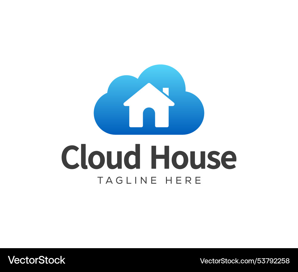 Cloud storage icon logo and computing Cloud storage icon logo and computing vector image