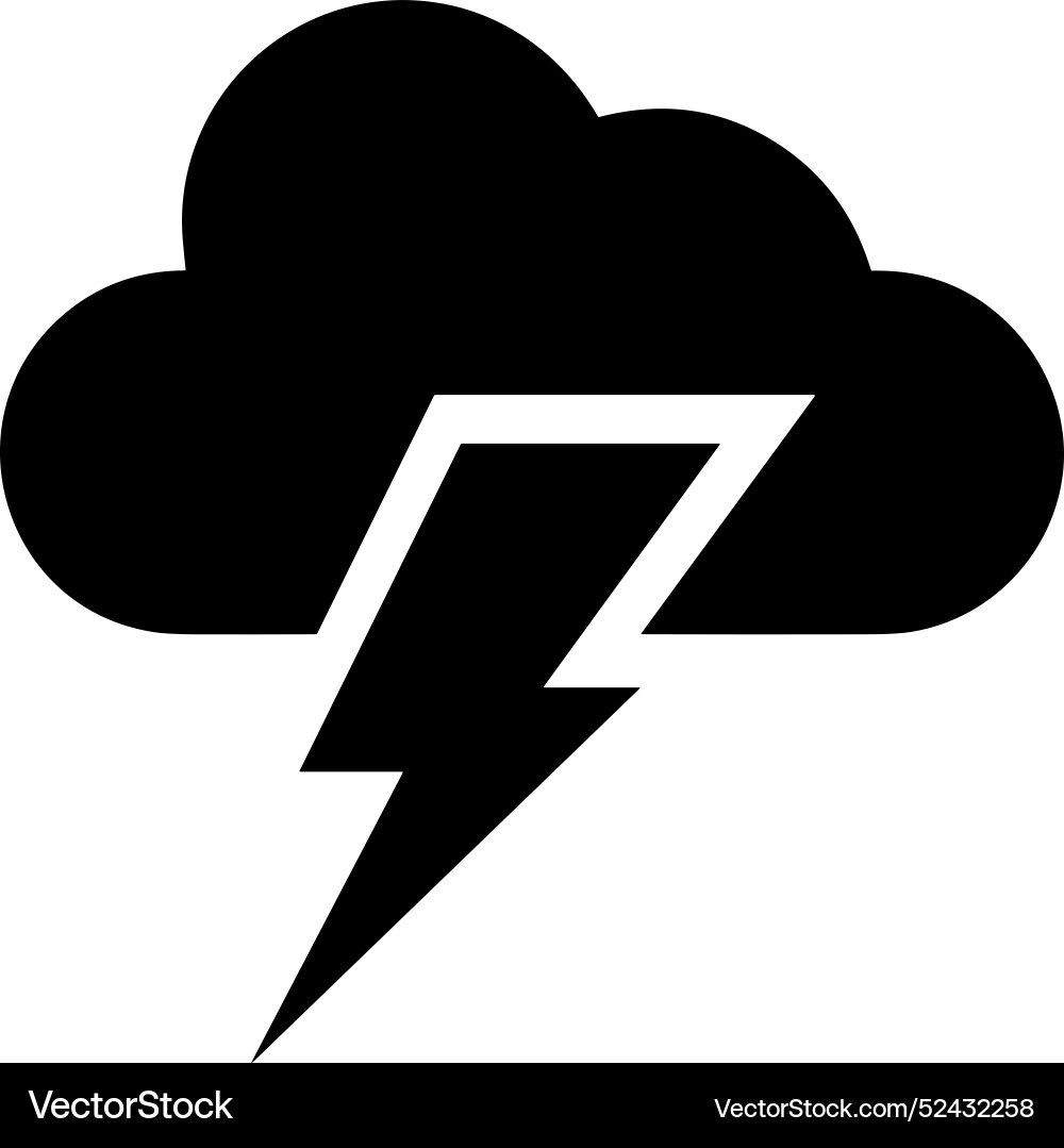 Cloud storage icon symbol image of the database Vector Image