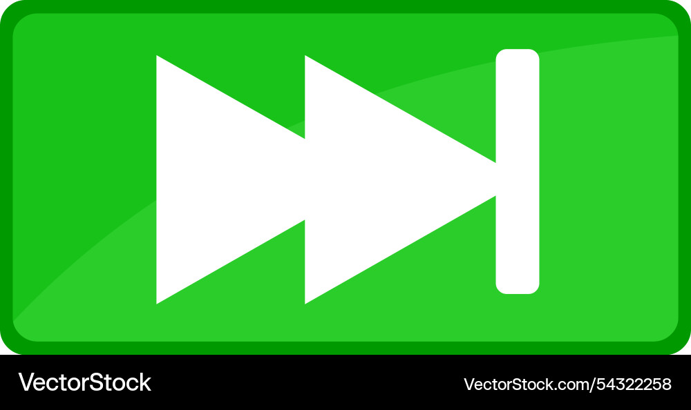 Forward button Forward button vector image