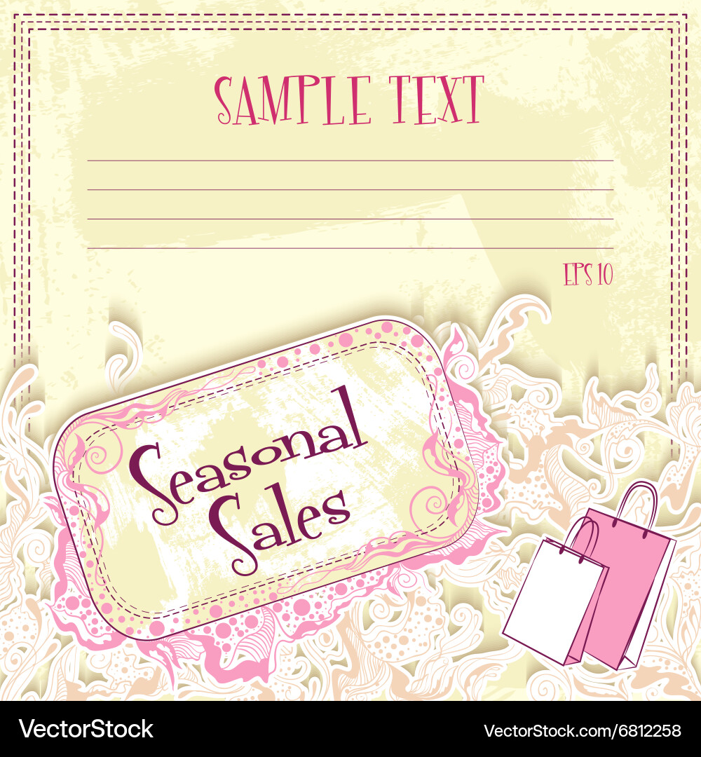 Message card with sign vector image