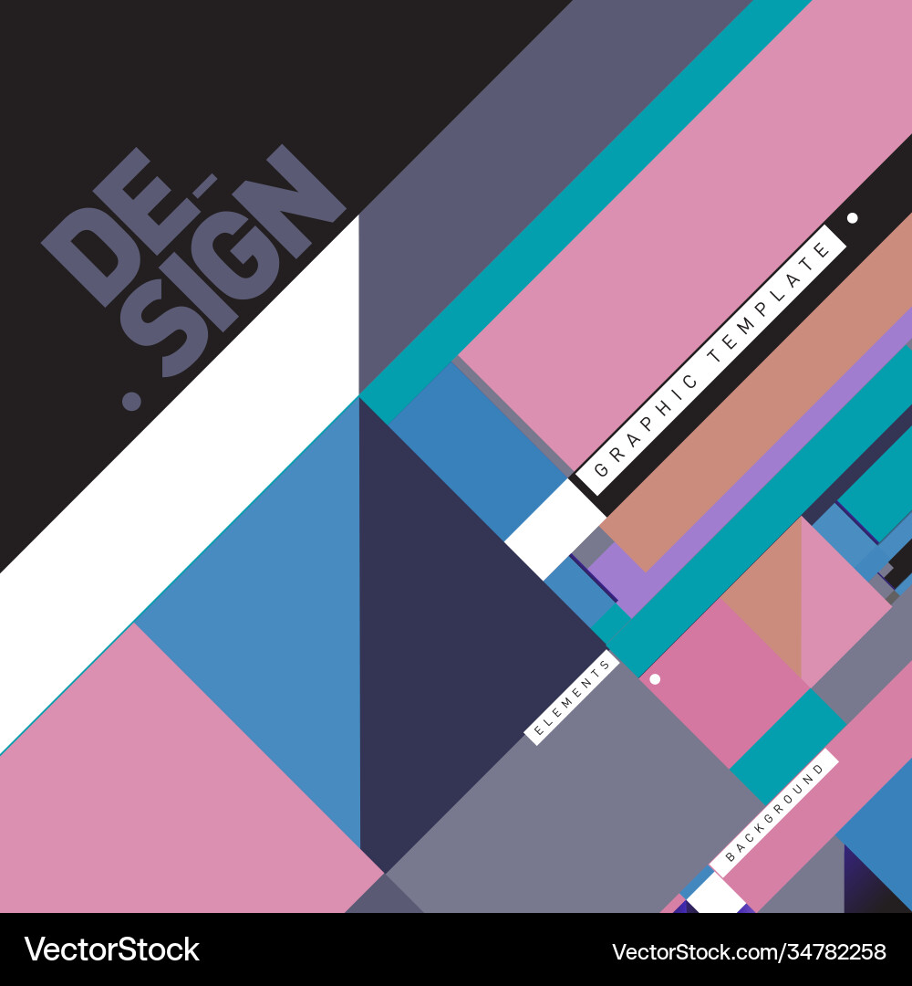 Modern colorful background material design Modern colorful background material design vector image