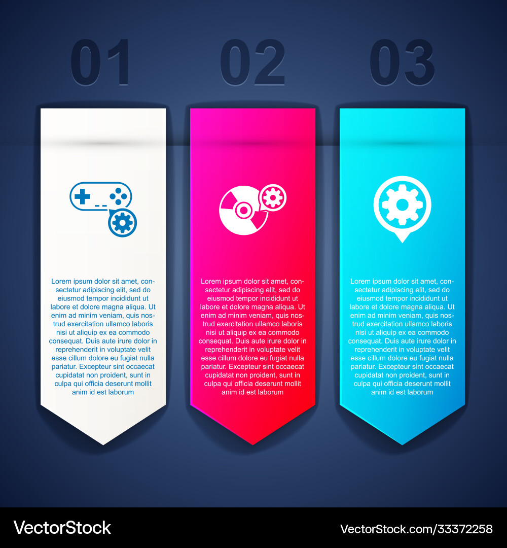 Set gamepad setting cd or dvd disk Set gamepad setting cd or dvd disk vector image