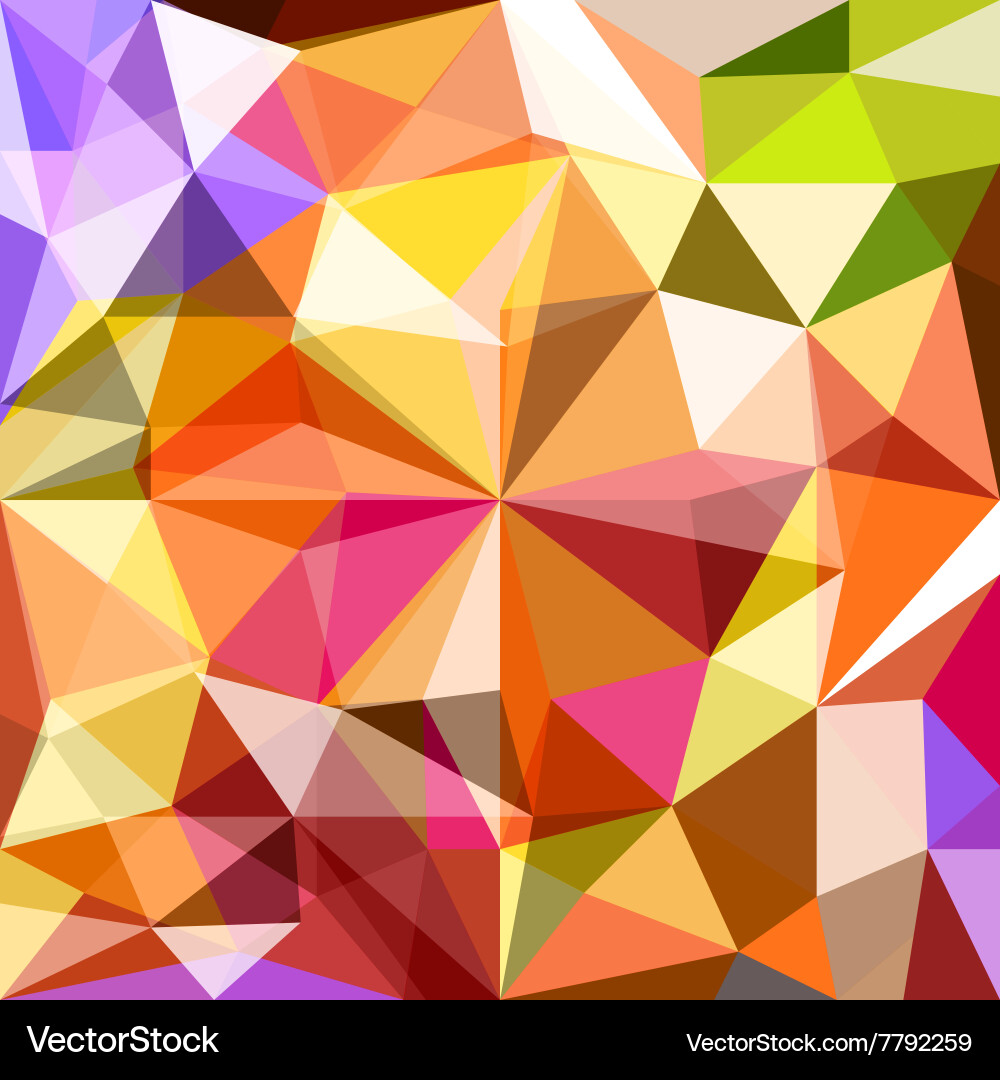 Abstract background of different color figures vector image