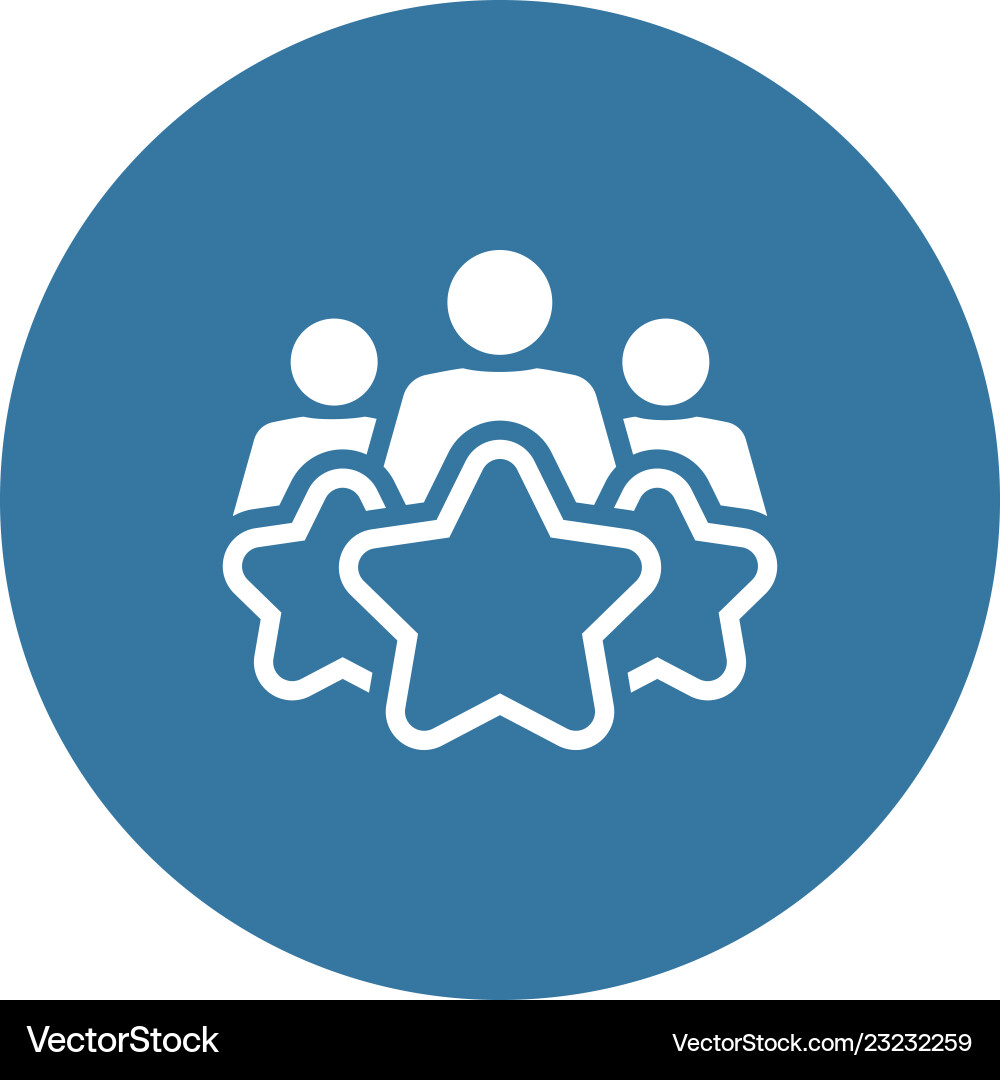Customer experience line icon Customer experience line icon vector image