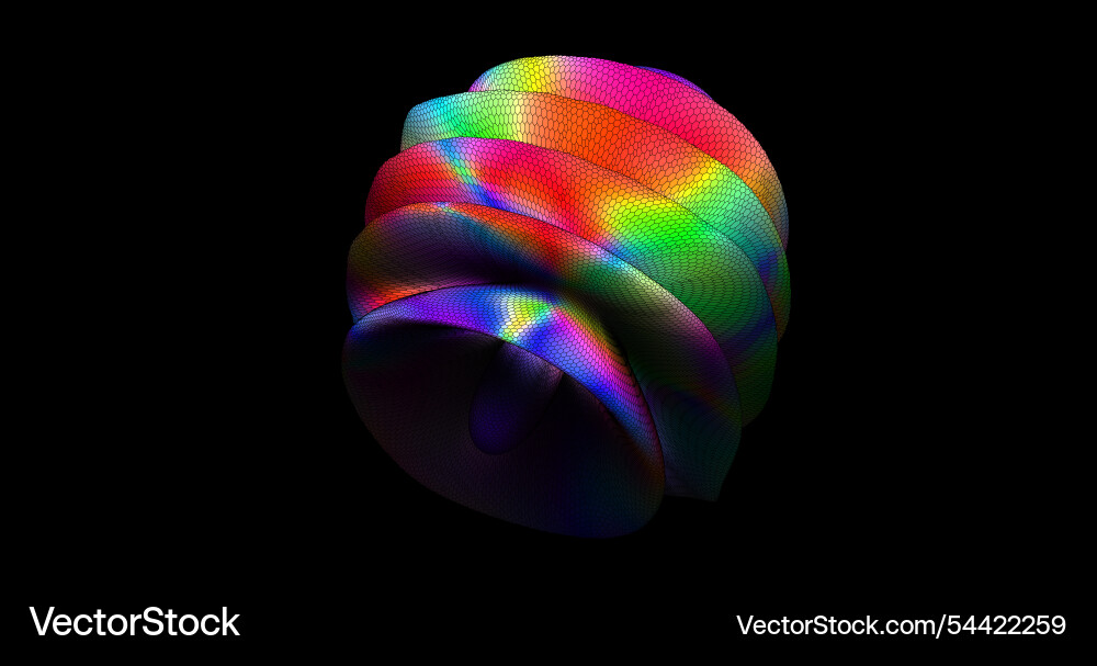 Futuristic abstract background 3d Vector Image