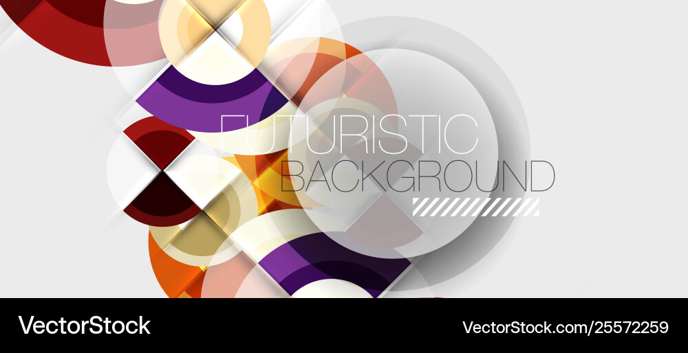 Geometric design abstract background - circles Geometric design abstract background - circles vector image