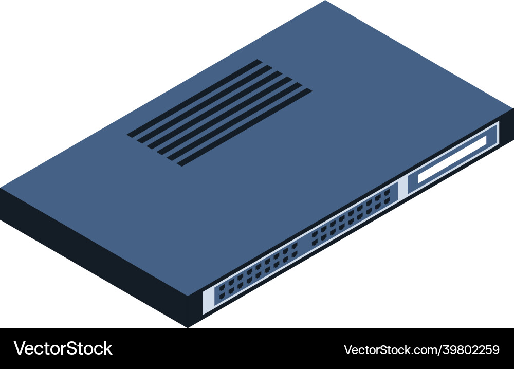 Network switch icon vector image