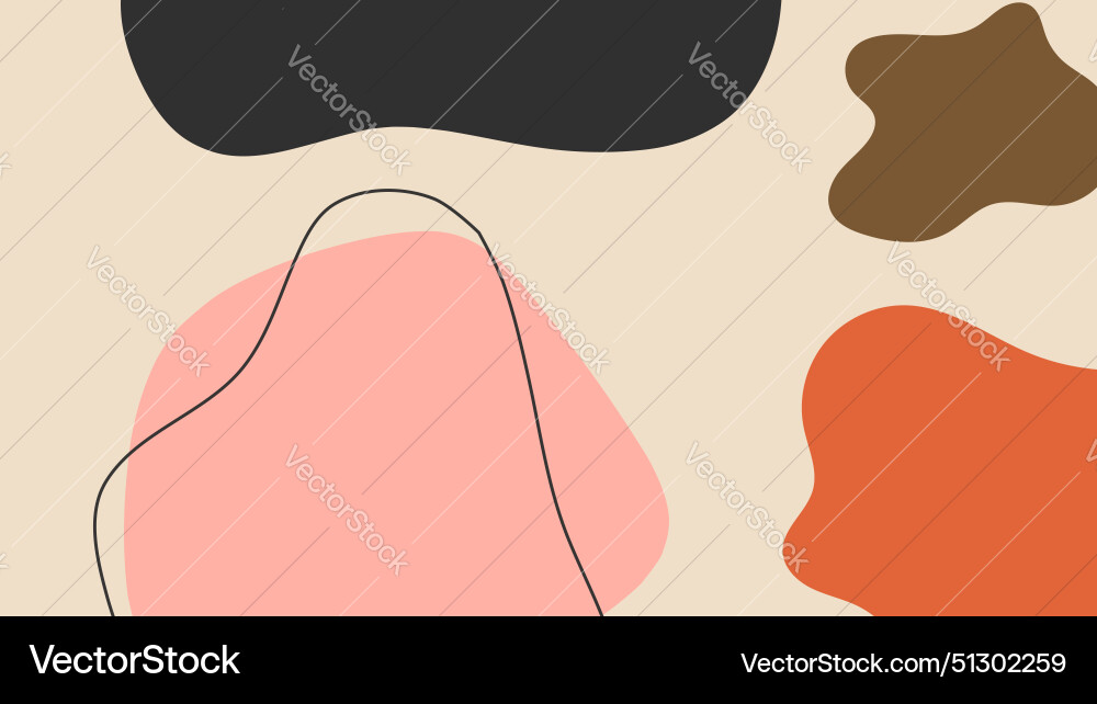 Seamless pattern boho background with shapes Seamless pattern boho background with shapes Vector Image