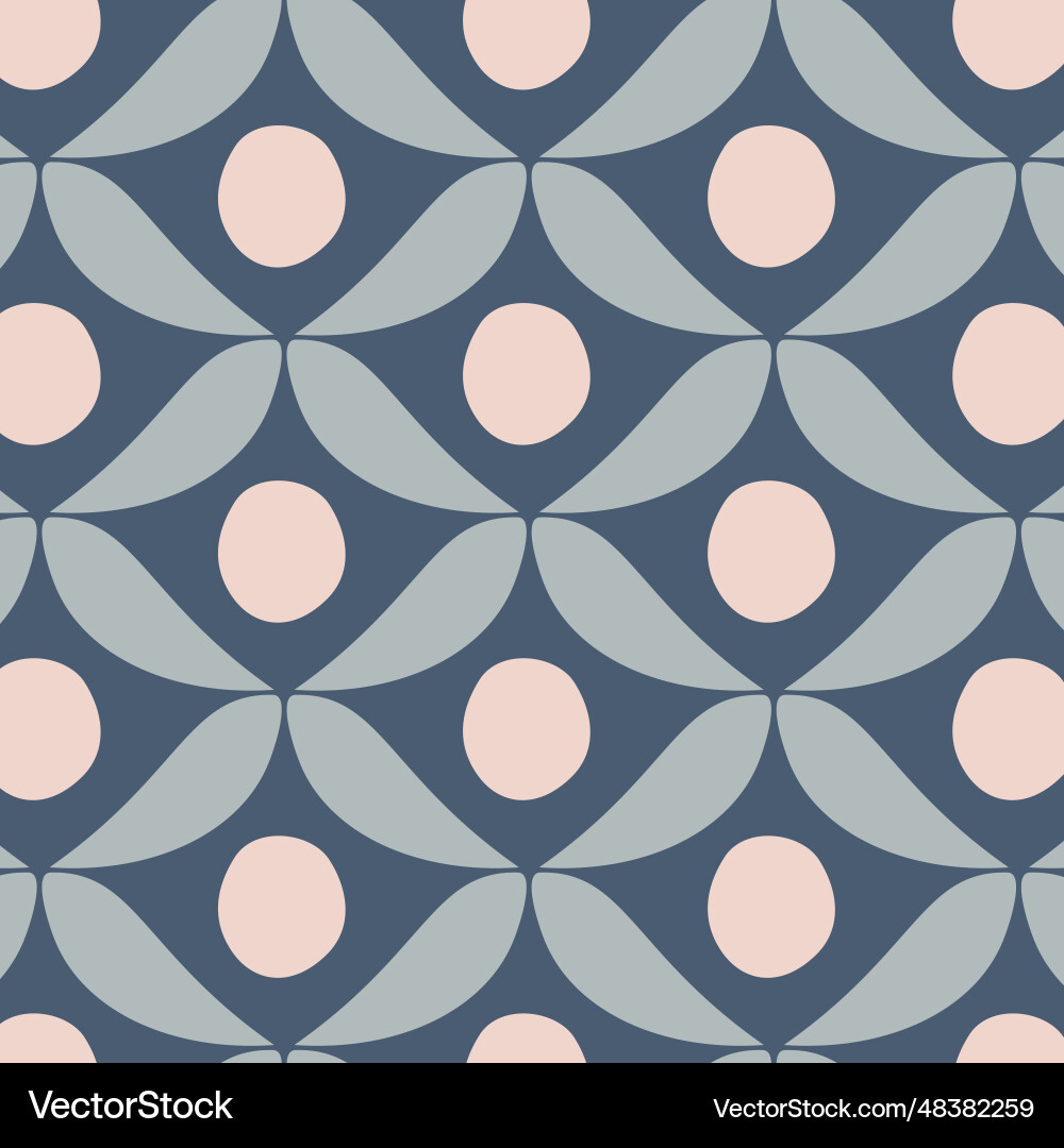 Seamless repeating pattern in scandinavian Vector Image
