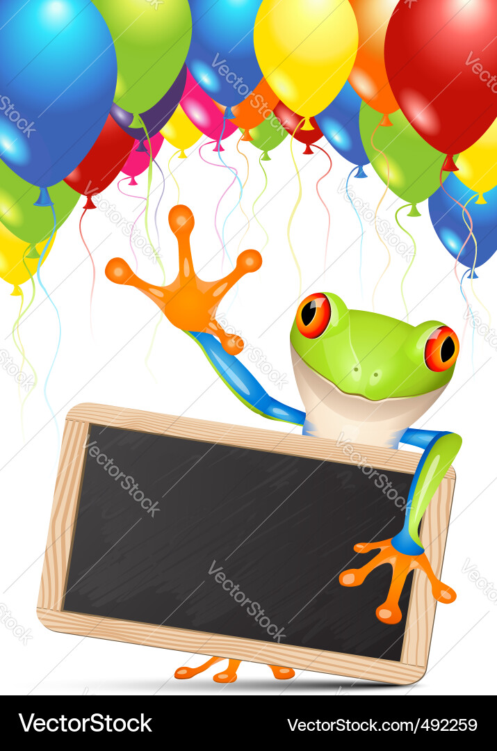Tree frog Royalty Free Vector Image - VectorStock