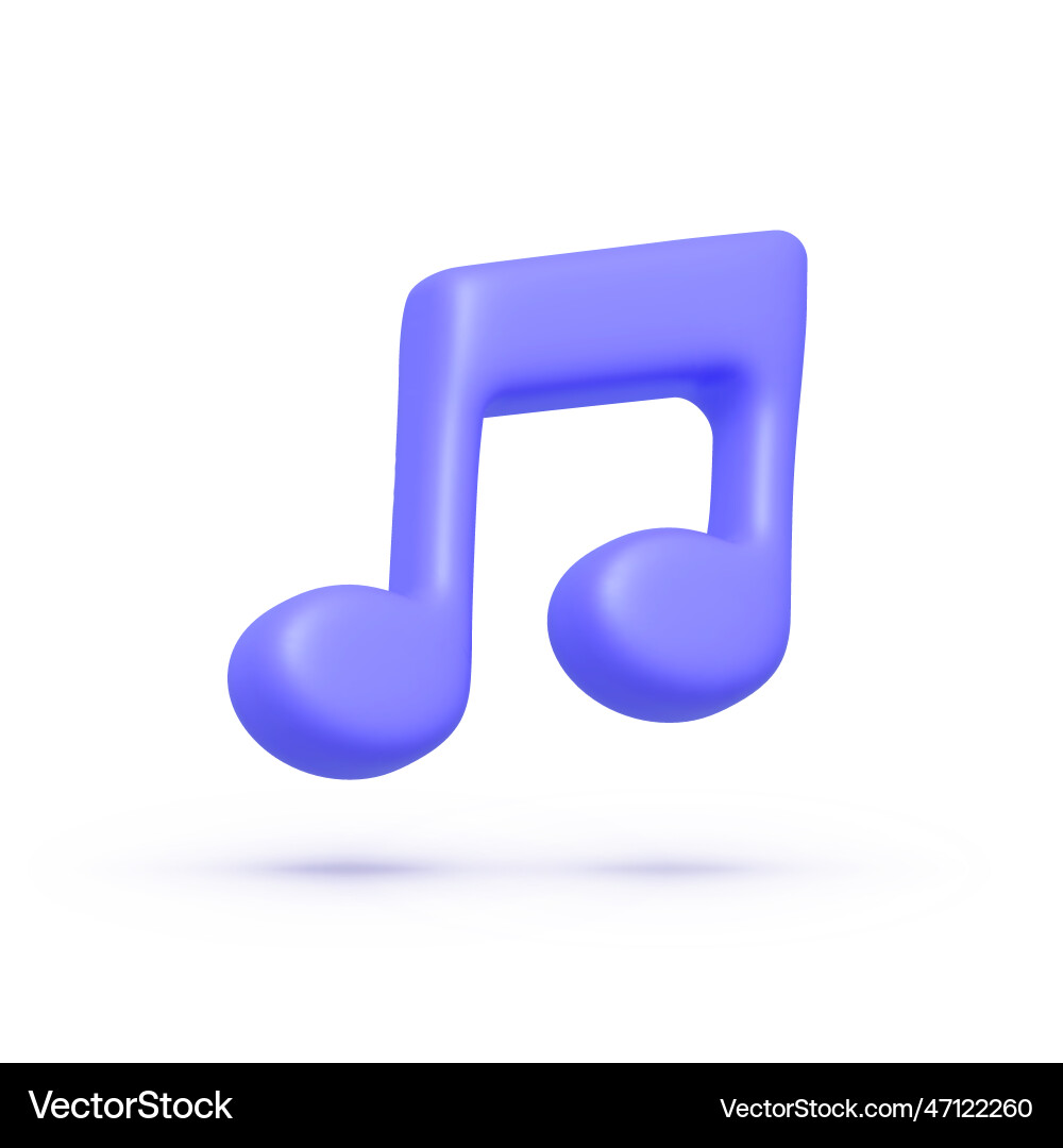 Abstract music 3d for decoration design Abstract music 3d for decoration design vector image