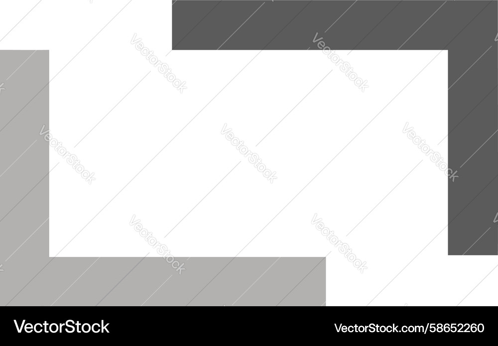 Abstract UI Angle Bracket Vector Image
