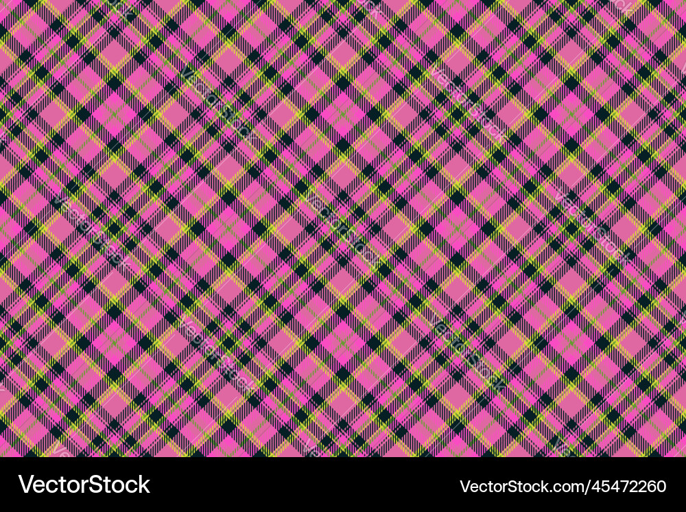 Check pattern texture textile seamless background Vector Image