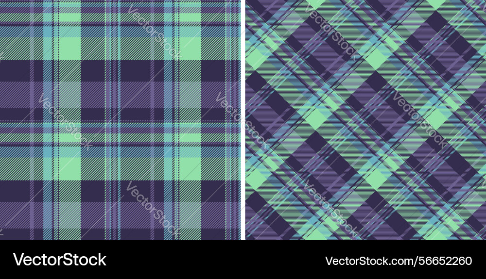 Classic tartan patterns creating a timeless vector image