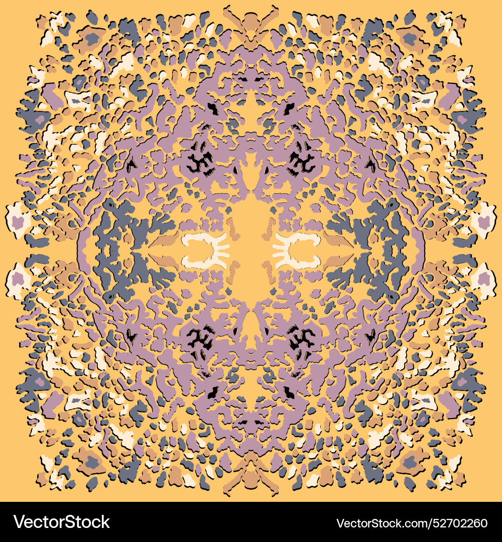 Decorative element - square tile pattern vector image