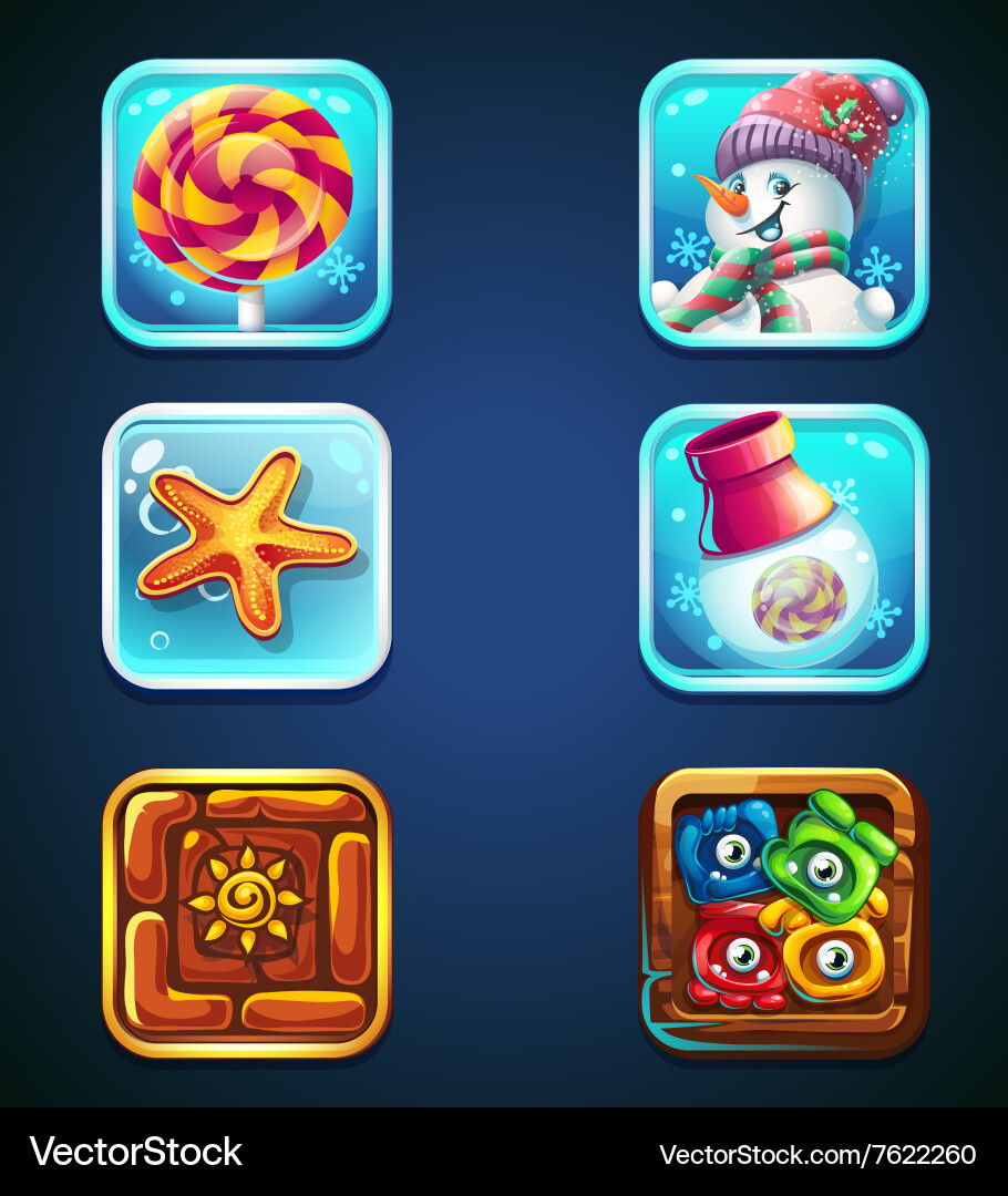 Set quality icons for web and mobile vector image