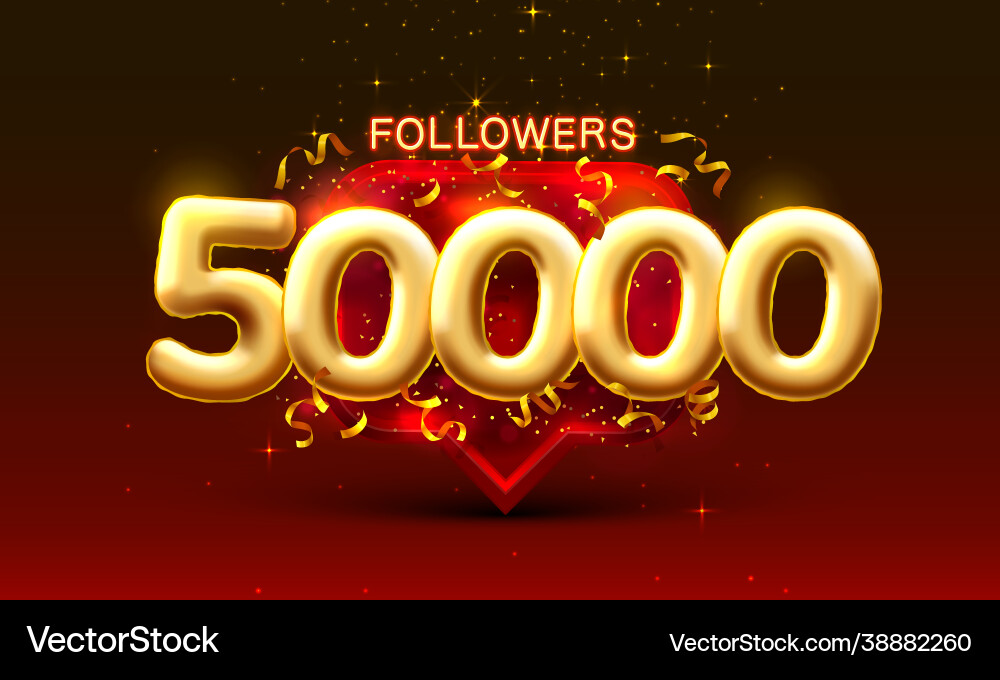 Vielen Dank Follower Völker 50k online social Vielen Dank Follower Völker 50k online social vektorbild