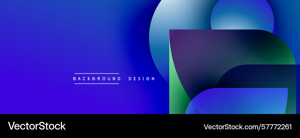 Abstract blue design features overlapping shapes Abstract blue design features overlapping shapes Vector Image