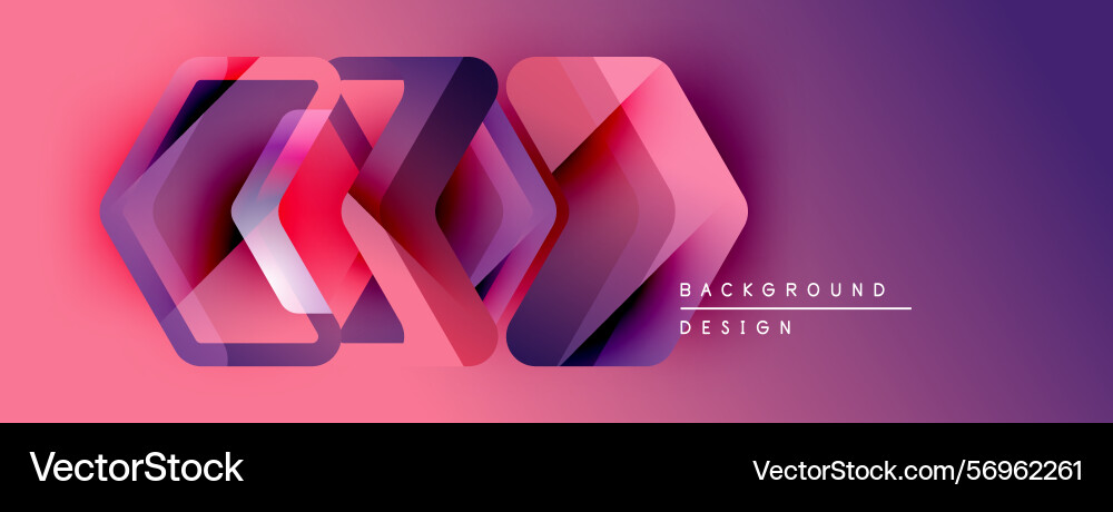 Abstract geometric shapes overlap creating Abstract geometric shapes overlap creating vector image