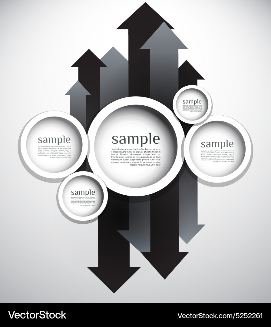 Abstract web design bubble Vector Image
