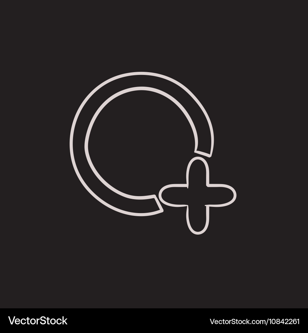 Add file sketch icon Vector Image