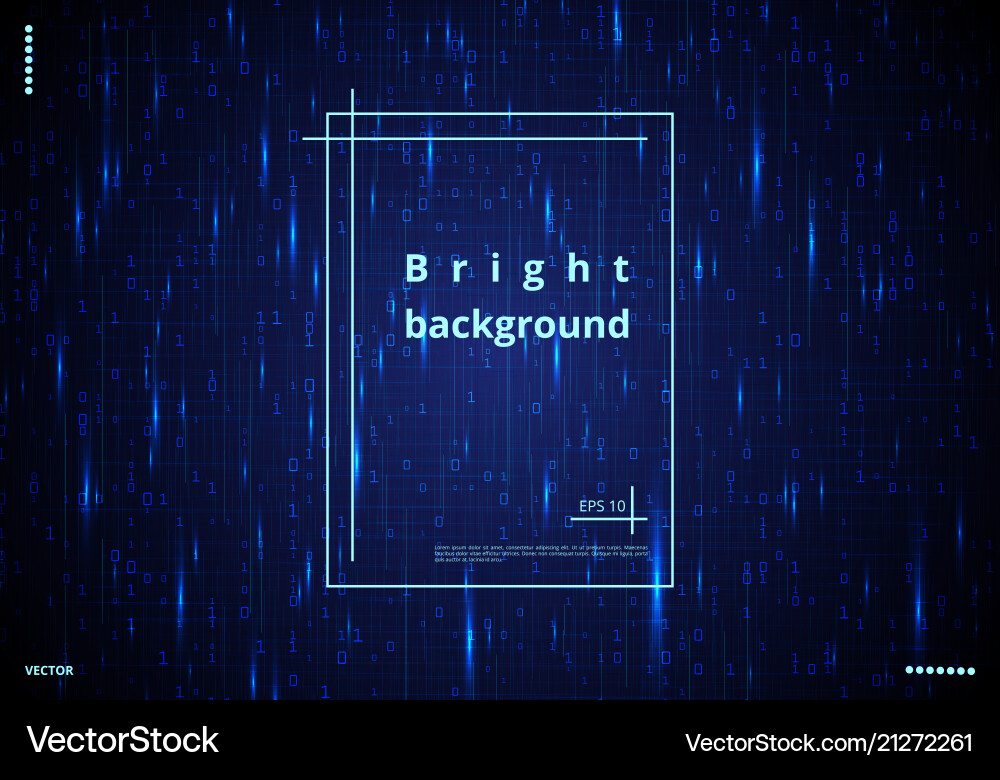 Background with binary code Background with binary code vector image