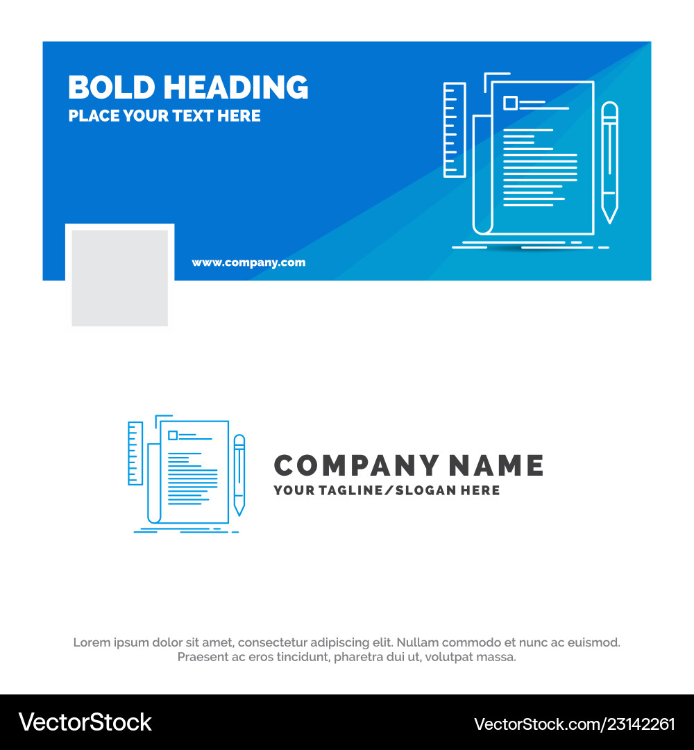 Blue business logo template for code coding file Blue business logo template for code coding file vector image