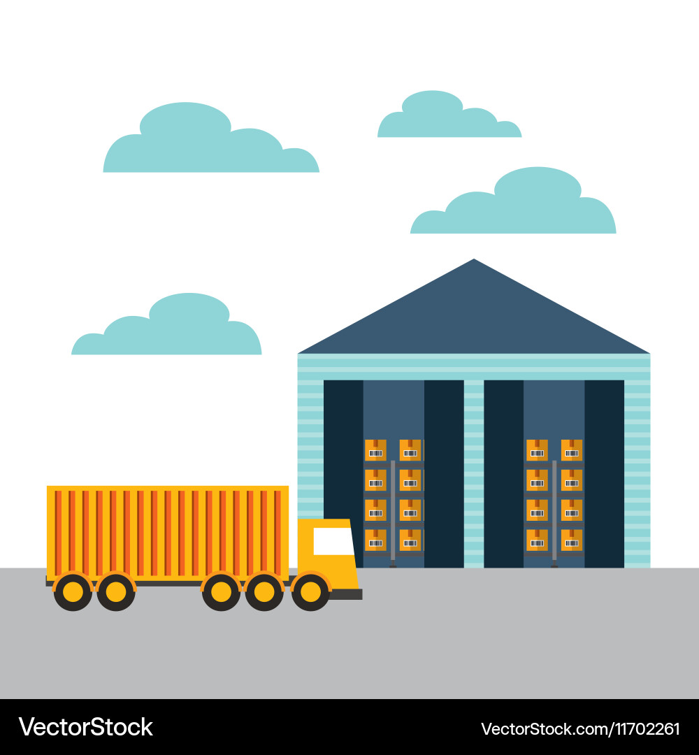 Import and export design vector image