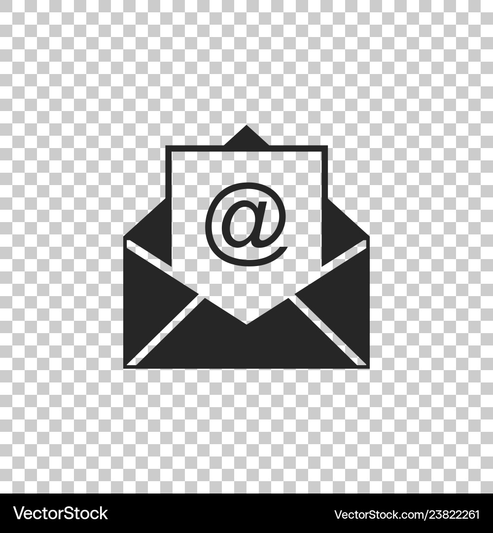 Mail and e-mail icon envelope symbol Royalty Free Vector