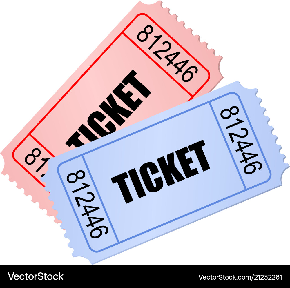 Retro Movie Tickets vector image