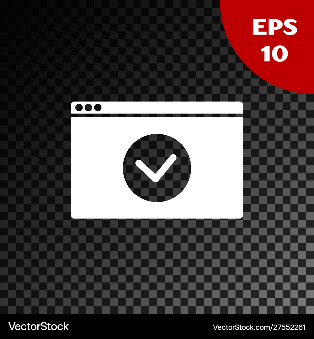 White secure your site with https ssl icon White secure your site with https ssl icon vector image