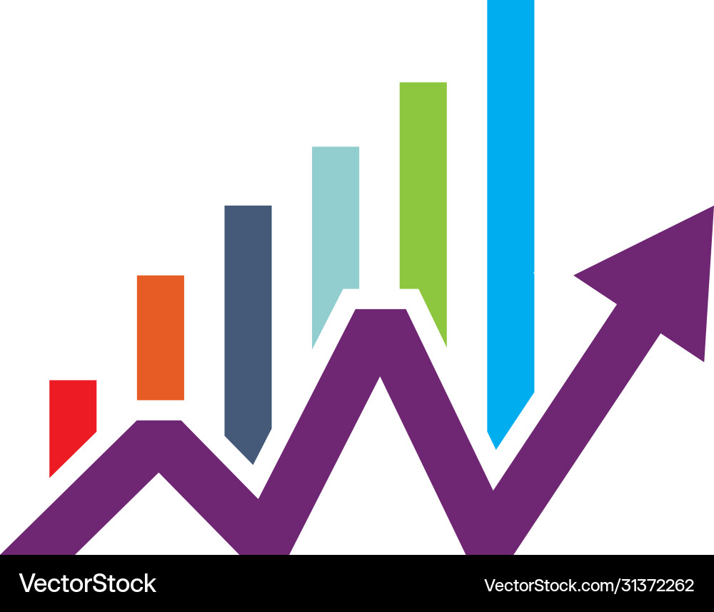 Business finance professional logo template Business finance professional logo template vector image