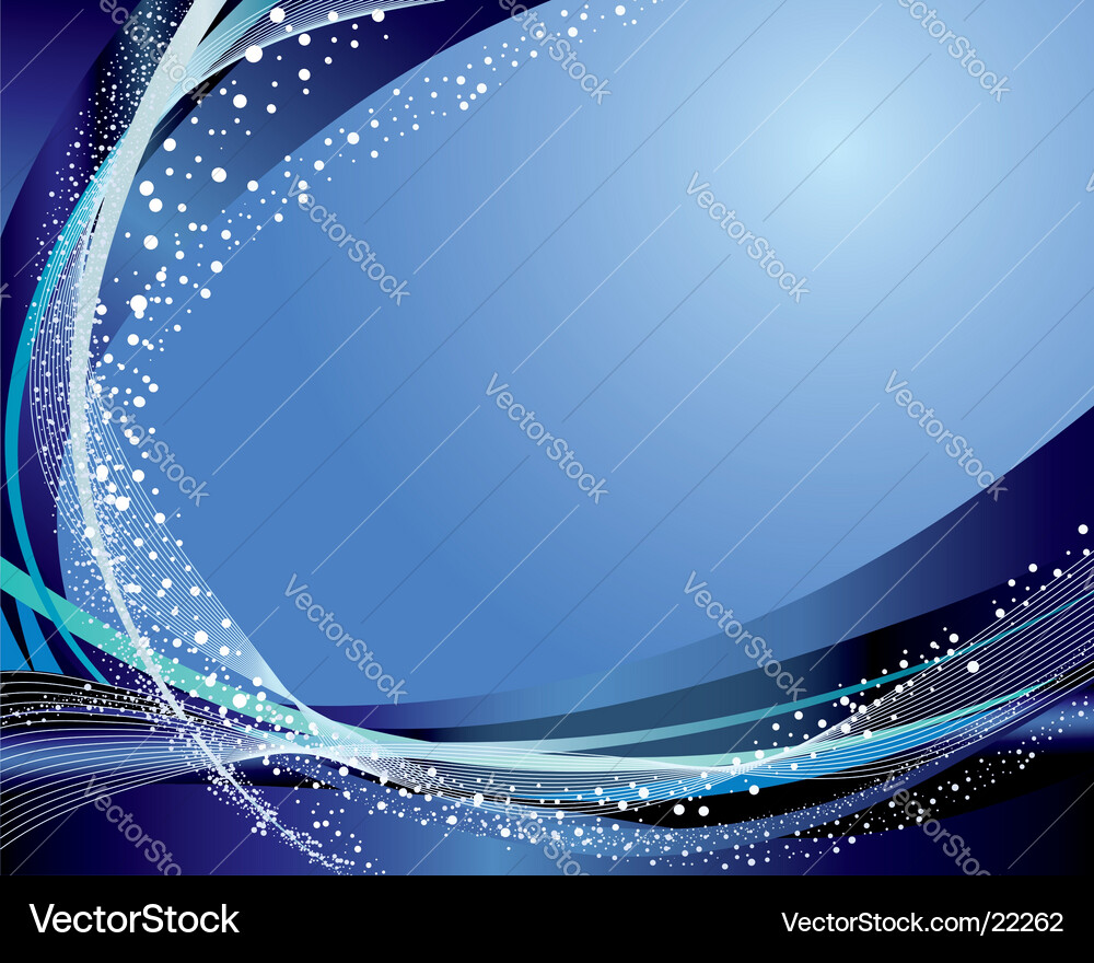 Dynamic Blue Abstract Background vector image