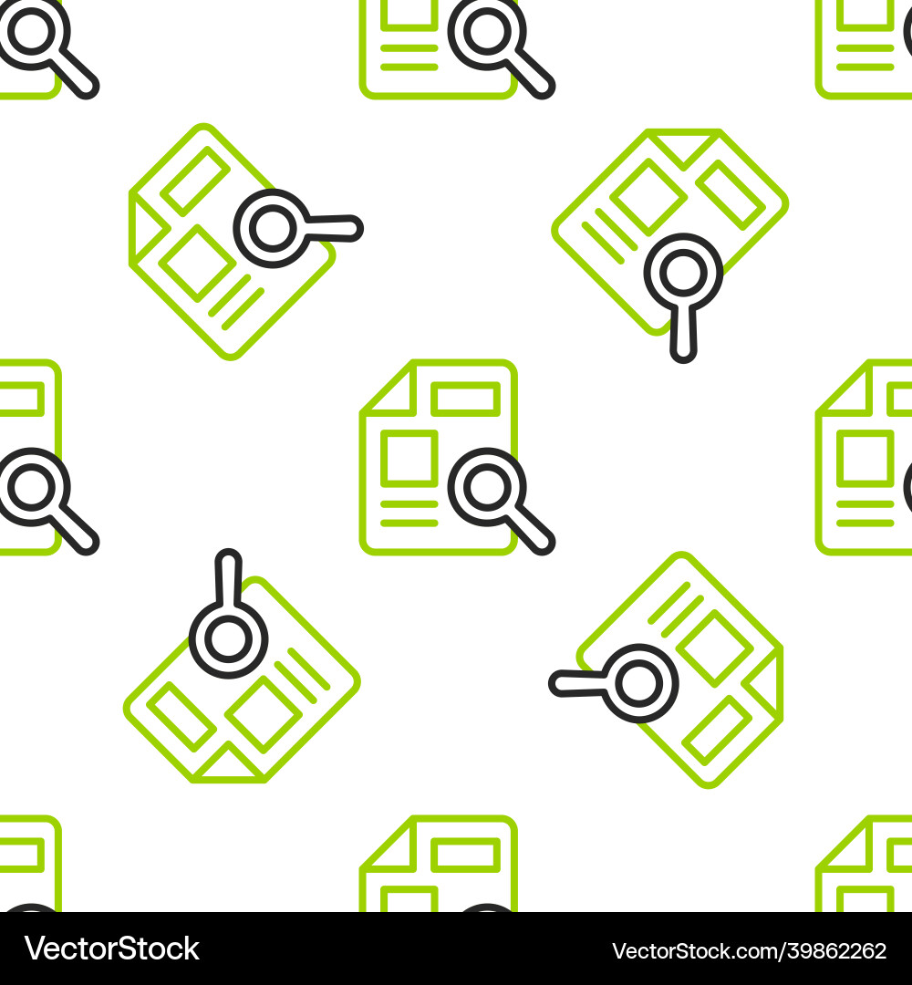 Line document with graph chart icon isolated Line document with graph chart icon isolated vector image