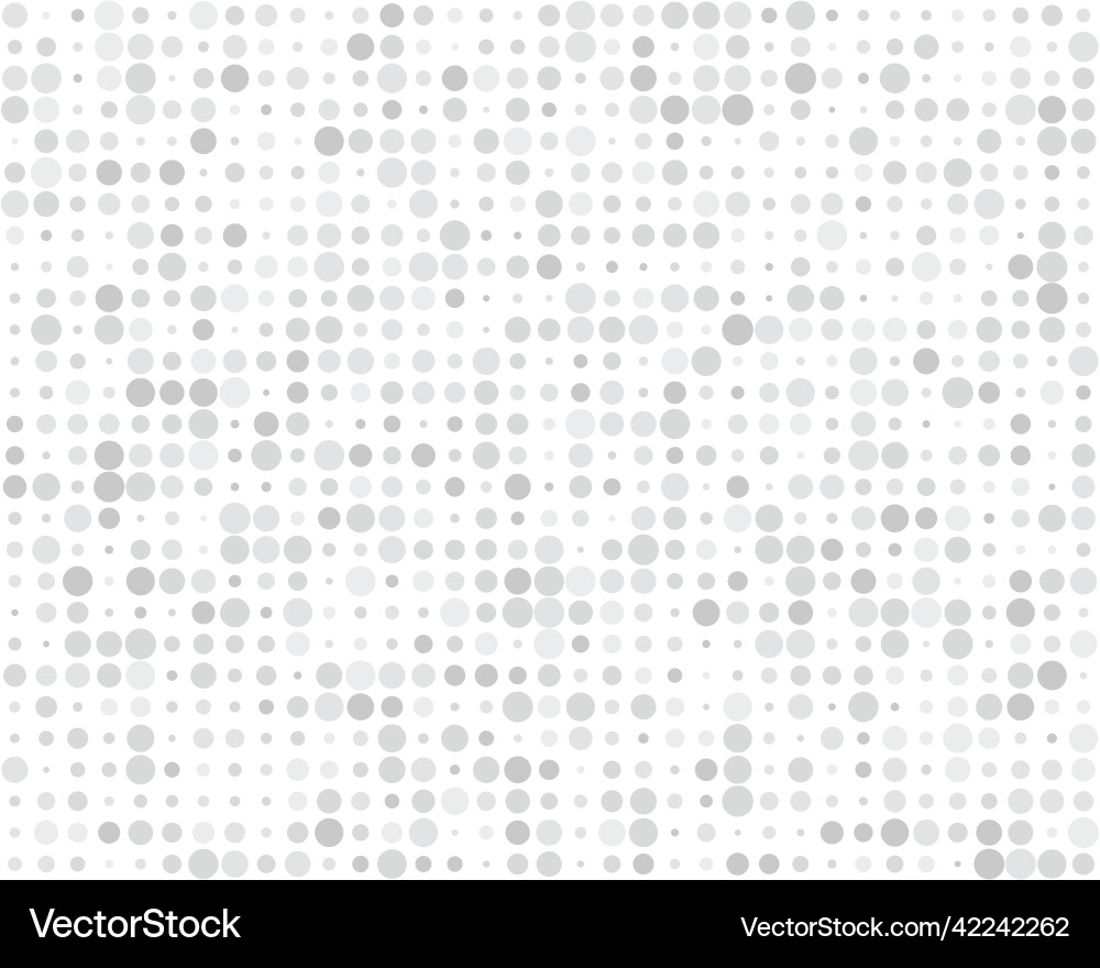 Seamless gray circles random size Vector Image