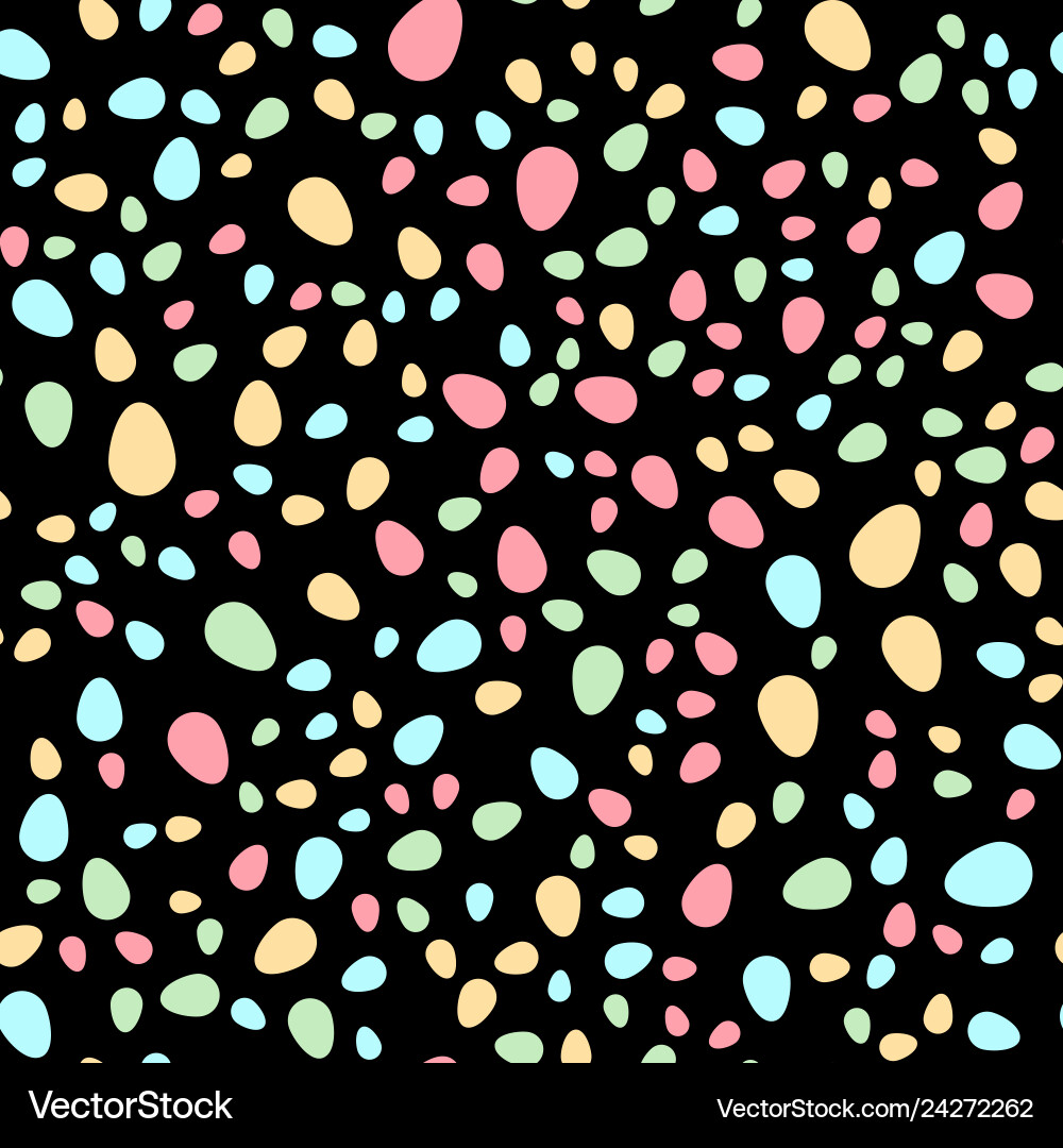Seamless pattern with colorful easter eggs Seamless pattern with colorful easter eggs vector image